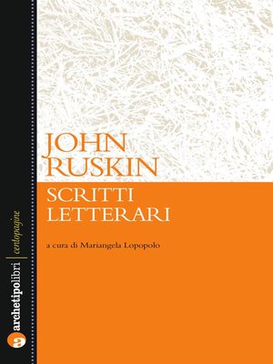 cover image of Scritti Letterari